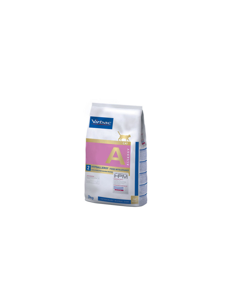 Sac de croquettes virbac Cat Allergy A2 de 3 kg