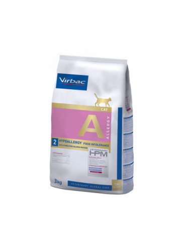 Sac de croquettes virbac Cat Allergy A2 de 3 kg