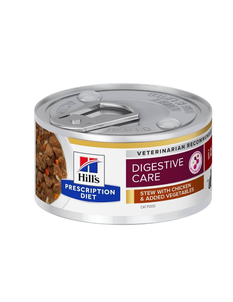 Boîte métallique Hill's Prescription Diet i/d AB+ pour Chat