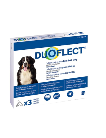 Duoflect Spot On Chien 40-60 kg 3 pipettes