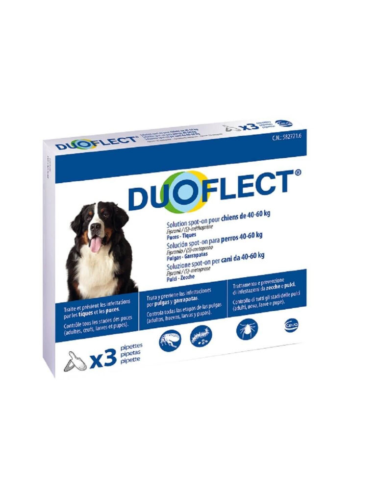 Duoflect Spot On Chien 40-60 kg 3 pipettes