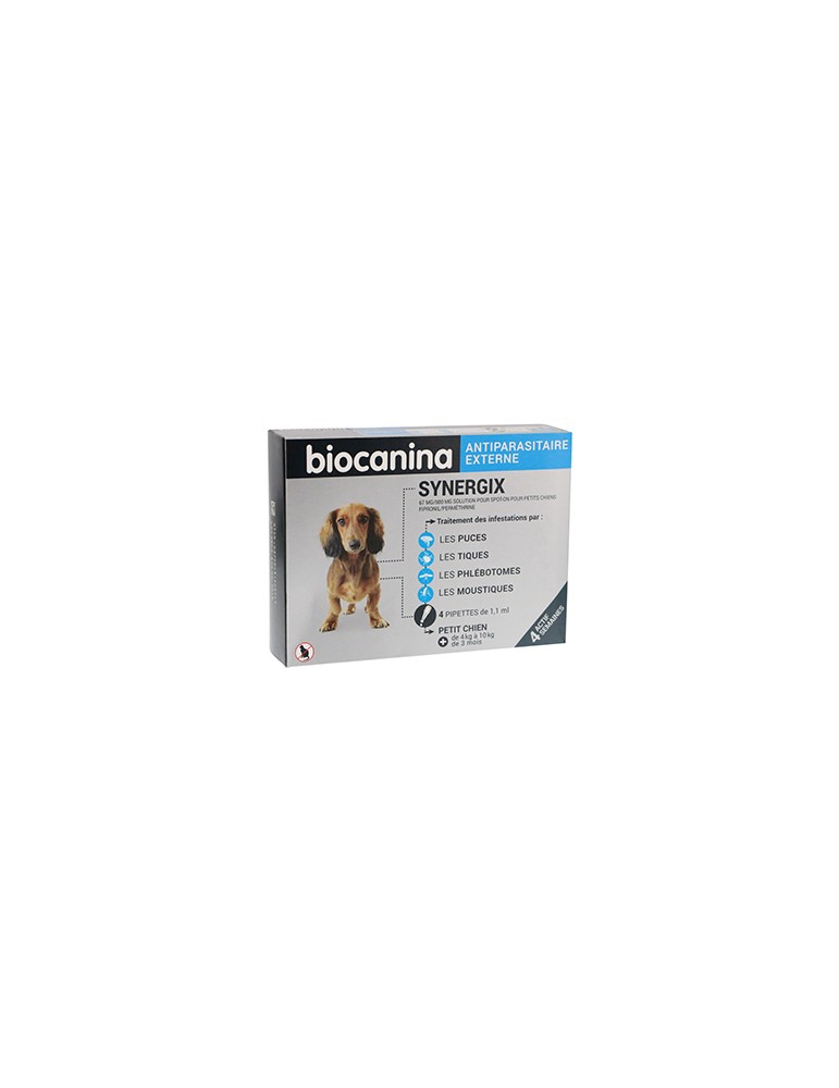 BIOCANINA ANTIPARASITAIRE EXTERNE CHIEN MOYEN 3 PIPETTES