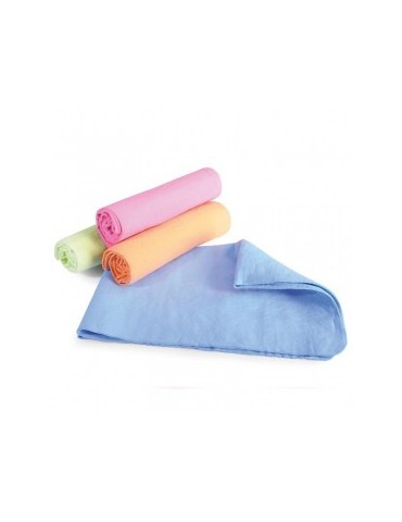 4 serviettes distridog bleu, verte, orange et rose