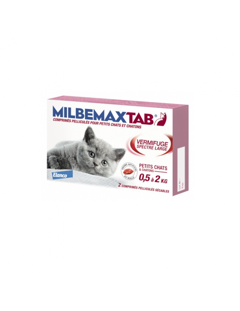 Milbemax Vermifuge Pour Chats 2x10 Comprimés Pelliculés