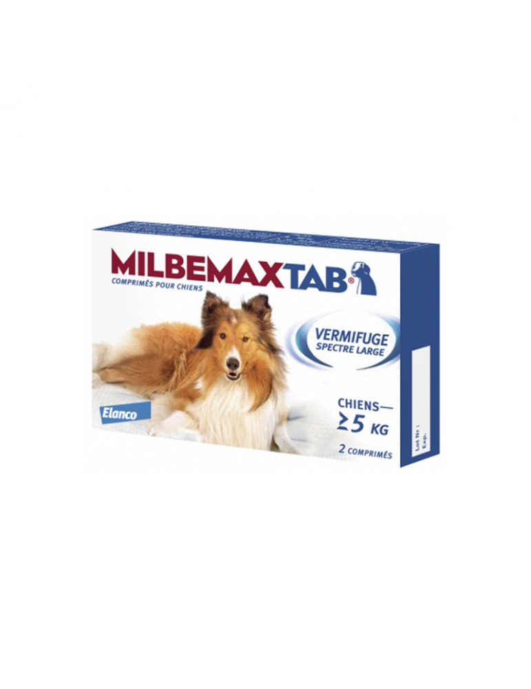 Quand utiliser le vermifuge Milbemax pour mon chien ?