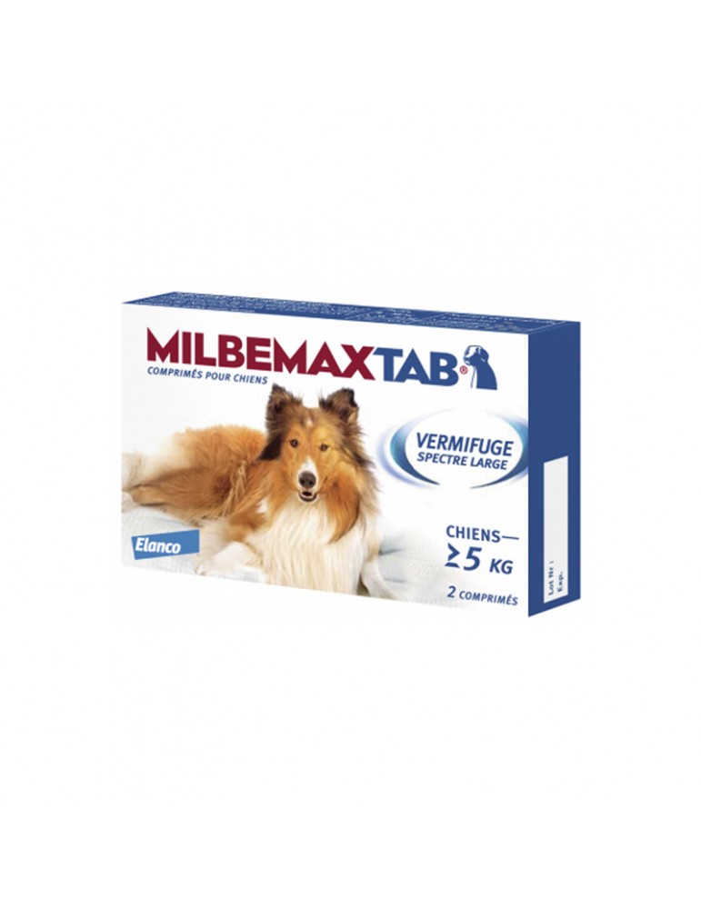 Milbemax Tab - Vermifuges pour Chiens