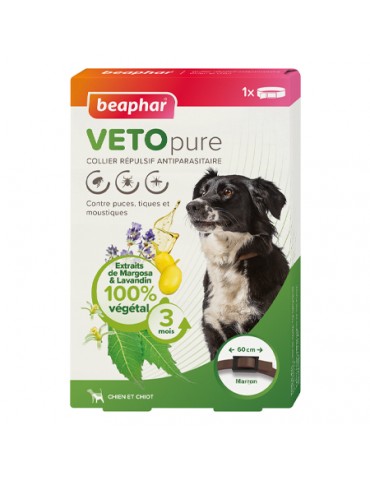 VETOpure Collier Répulsif Antiparasitaire Chien et Chiot