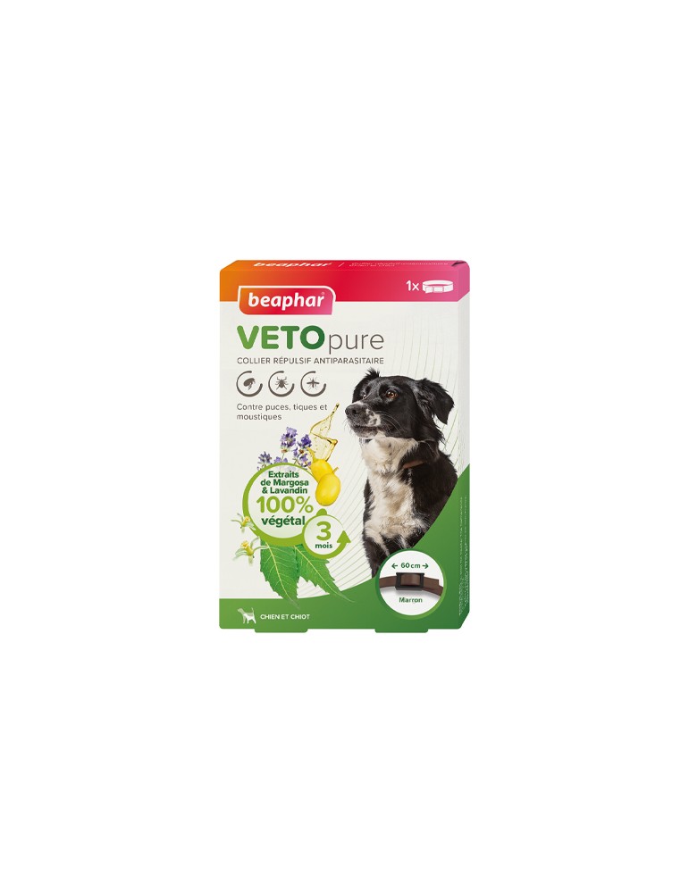 VETOpure Collier Répulsif Antiparasitaire Chien et Chiot