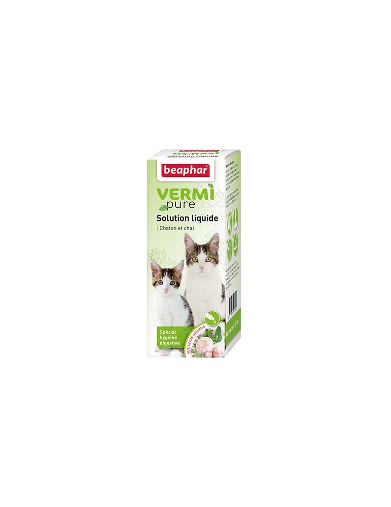 VERMIpure Solution Liquide aux Plantes Chat