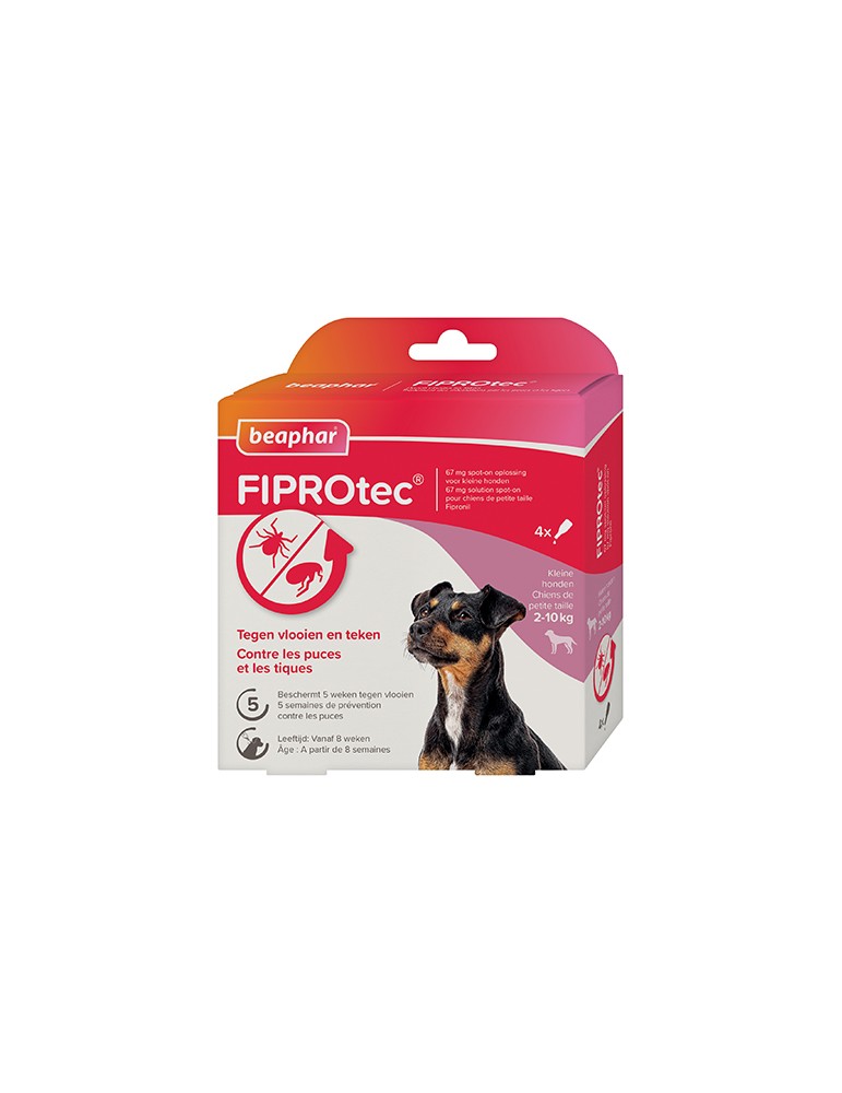 FIPROtec Pipettes Antiparasitaires Petit Chien