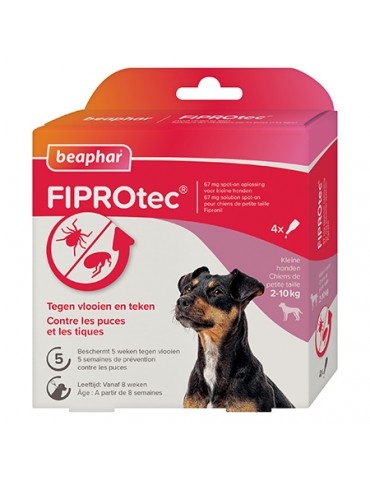 FIPROtec Pipettes Antiparasitaires Petit Chien