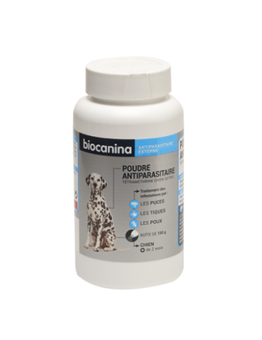 Poudre Antiparasitaire APE Chien Tétraméthrine