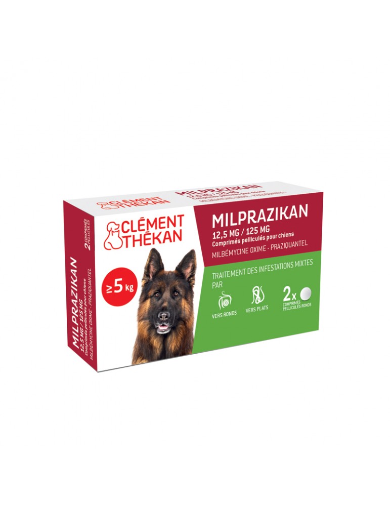 Milprazikan Vermifuge Chien 12,5mg/125mg