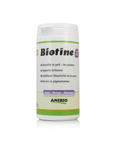 Biotine avec Zinc Peau Poils et Pigmentation  220 g