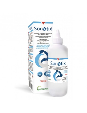 Sonotix Lotion Auriculaire pour Chien et Chat 120ml
