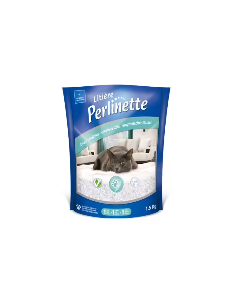 Litière Perlinette Chat Sensible 1,5kg