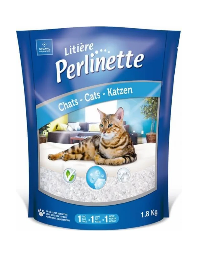 Litière Perlinette Cristaux pour Chat