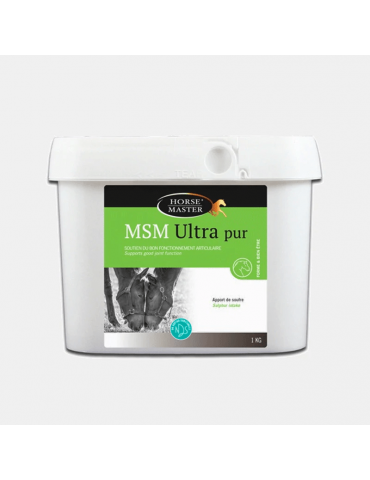MSM Ultra Pur Soutien au Bon Fonctionnement Articulaire du Cheval 1 kg