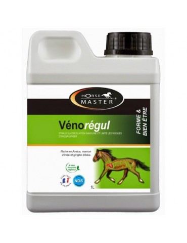 Vénorégul Stimulation Circulation Sanguine du Cheval 1 L