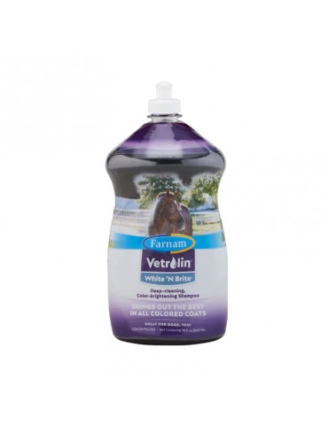 Shampoing Vetrolin White'n Brite Cheval