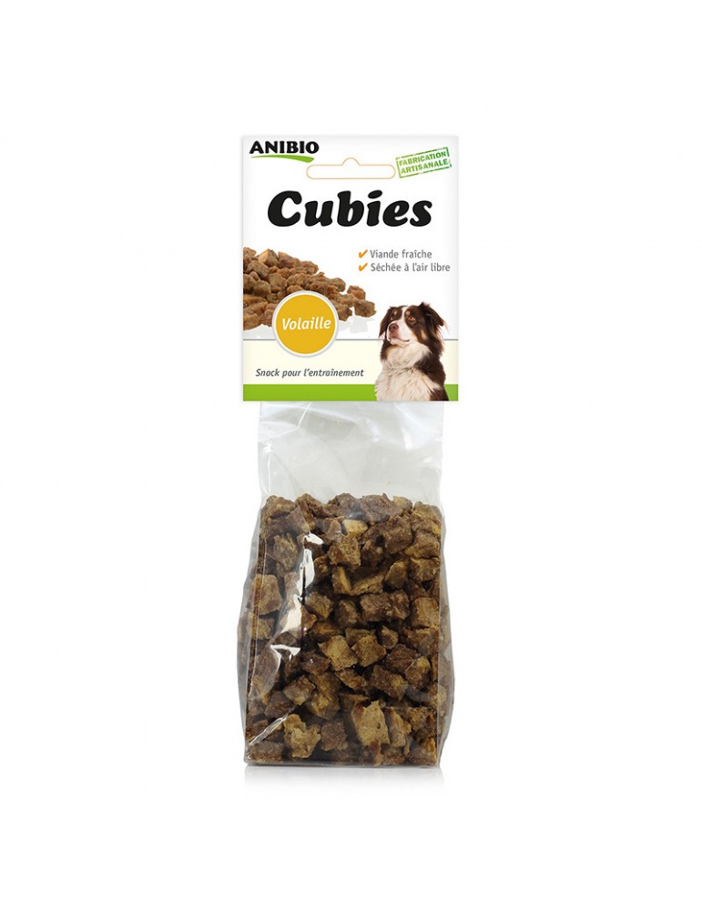 Cubies Volaille, Friandises pour Chien Anibio