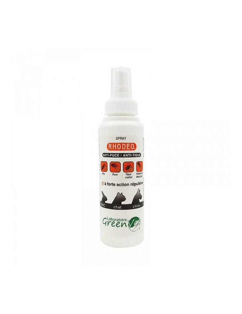 Rhodeo Spray Antiparasitaire pour Chien Chats et N.A.C.