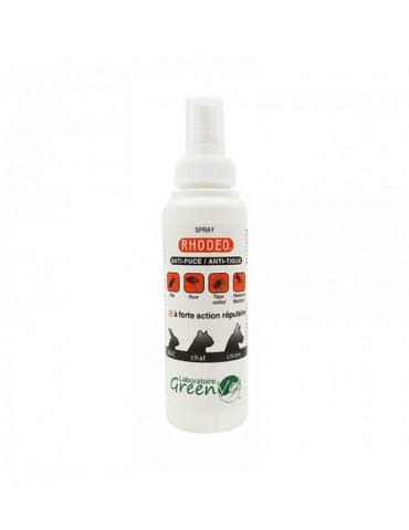 Rhodeo Spray Antiparasitaire pour Chien Chats et N.A.C.