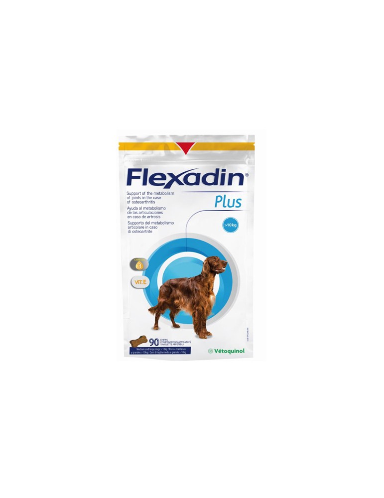 Vetoquinol Flexadin Plus Complément Alimentaire pour Chat/Chien