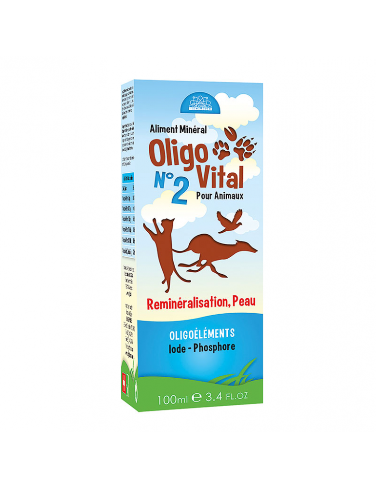 Oligo Vital n°2 Reminéralisation Peau Chien et Chat