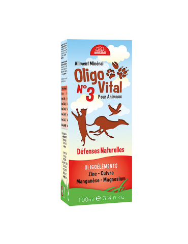 Oligo Vital n°3 Défenses Naturelles Chien et Chat