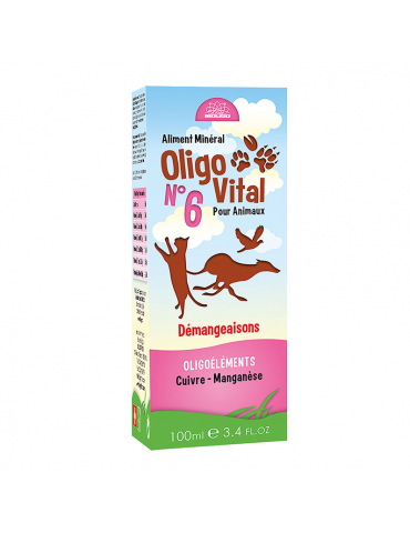 Oligo Vital n°6 Démangeaisons Chien et Chat