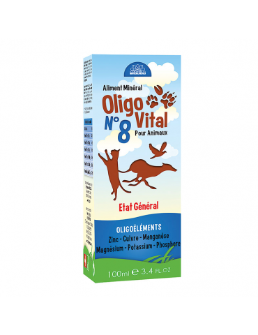 Oligo Vital n°8 Etat Général Chien et Chat