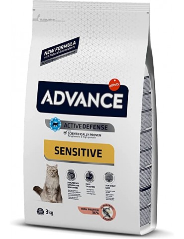 Advance Adulte Sensitive Saumon et Riz Chat 3 kg