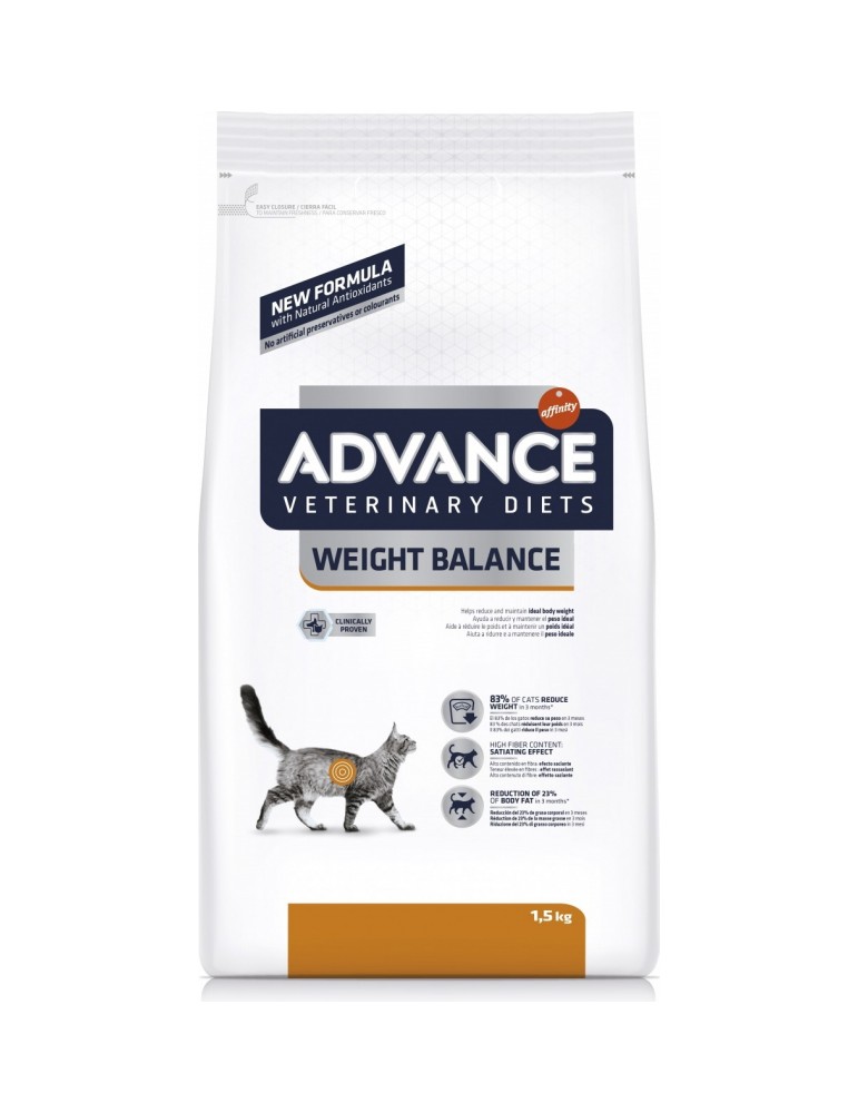 Advance Veterinary Weight Balance Chat Surpoids 1,5 kg