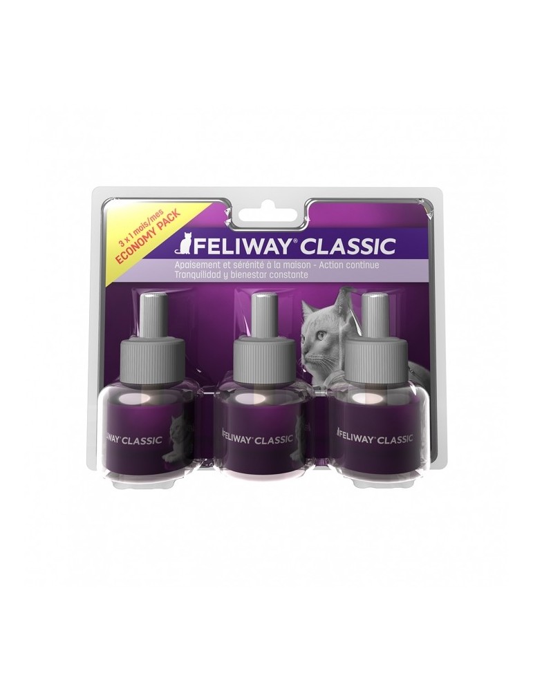 Feliway Recharge Pack de 3 Flacons de 48 ml