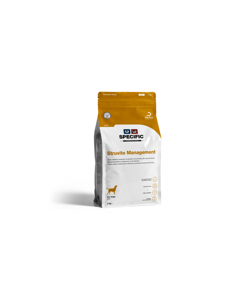 Sac de Croquettes Specific CDD Struvite Management pour chien en 2 kg