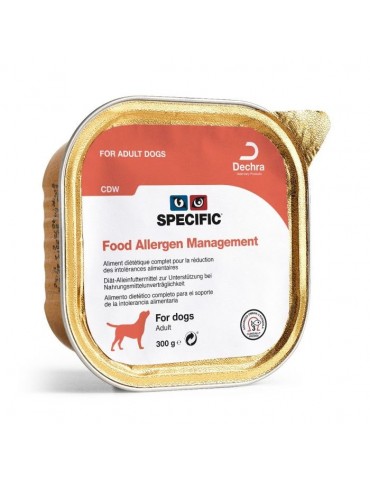Terrine Specific CDW Food Allergen Management 6x300 g pour chien