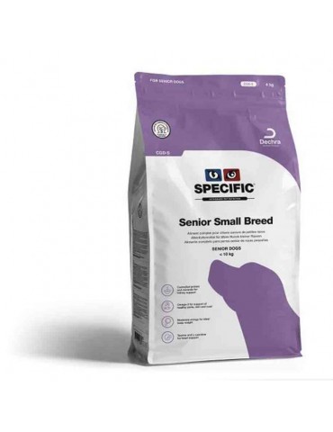Sac de 4 kg de croquettes Specific CGD-S Senior Small Breed Chien
