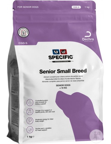 Sac de 1 kg de croquettes Specific CGD-S Senior Small Breed Chien