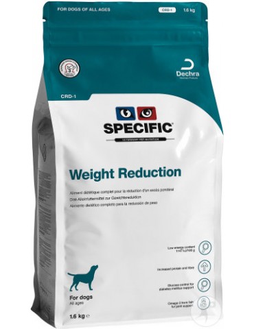 Sac de croquettes de 1,6 kg Specific CRD-1 Weight Reduction pour Chien