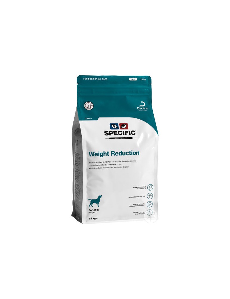 Sac de croquettes de 1,6 kg Specific CRD-1 Weight Reduction pour Chien