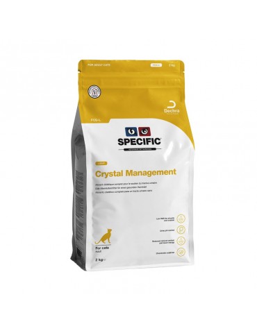 Sac de croquettes de 2 kg Specific FCD-L Crystal Management Light pour Chat