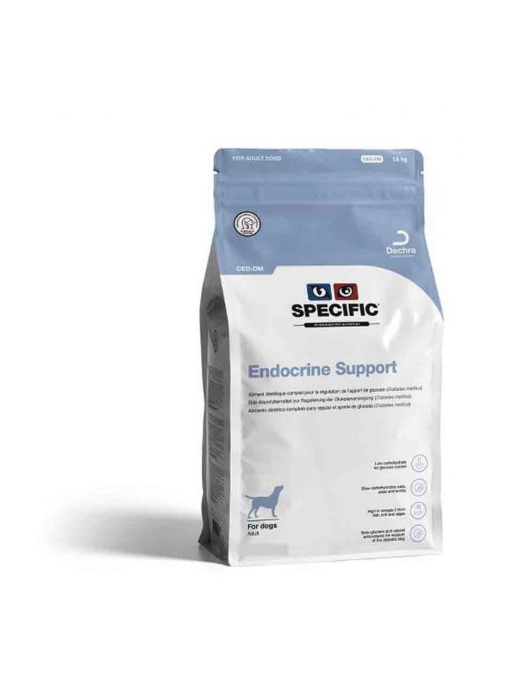 Sac de croquettes de 2 kg Specific FED DM Endocrine Support pour chien