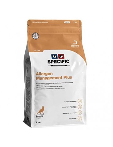 Sac de croquettes de 2 kg de Specific FOD-HY Allergen Management Plus pour Chat