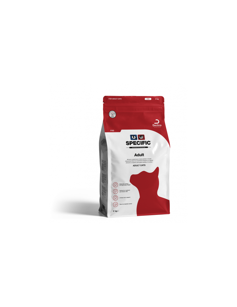 Croquettes de 2 kg de Specific FXD pour Chat Adulte