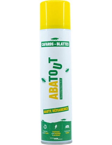 Spray Abatout Blattes et Cafards 405 ml