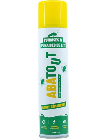 Spray Abatout Anti-Punaises & Punaises de Lit 300 ml