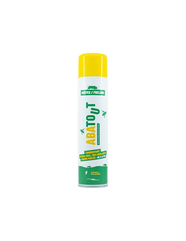 Spray Abatout Anti-Guêpes et Frelons Spécial Nids 600 ml