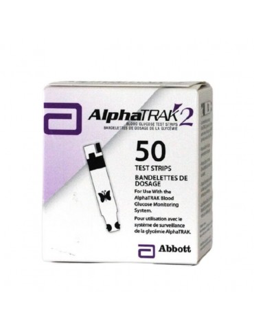 Boîte Alphatrak 50 Bandelettes Dosage