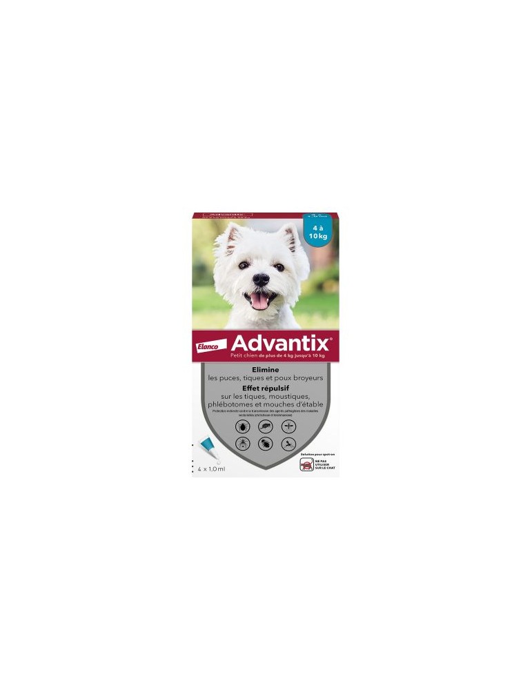 Boîte advantix petit chien elanco